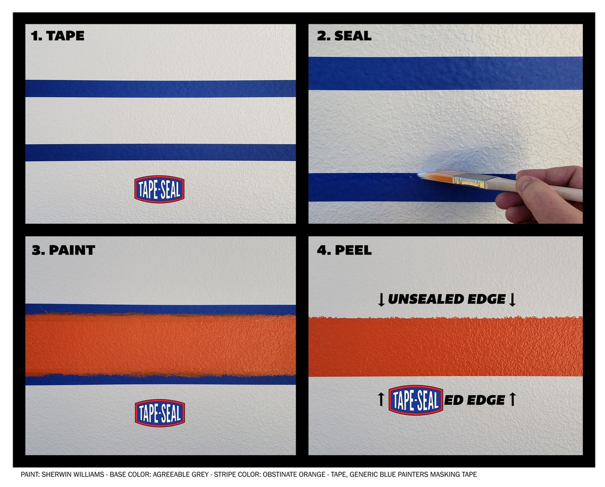 TAPESEAL Tape Sealer Stop Paint Bleed, Painters Tape